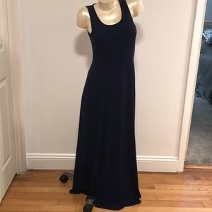 Michael Kors knit navy maxi dress